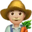 Farmer emoji